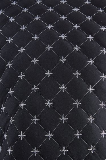 Yıldız Single Quilted Bedspread Black