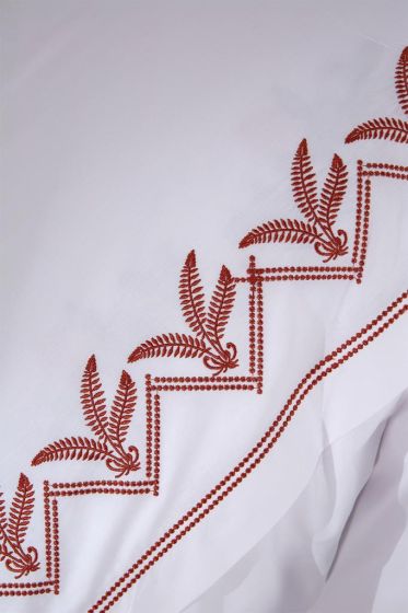 Yuliana Embroidery King Size Duvet Cover Set 6 pcs, Duvet Cover 200x220, Sheet 240x260, Double Size, Cream Color