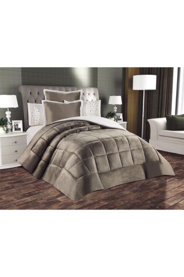 Yumi Bridal Set 6pcs, Comforter 220x240, Sheet 240x260, King Size, Double Size, Cotton Fabric, Brown