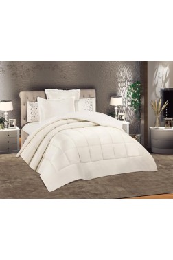 Yumi Bridal Set 6pcs, Comforter 220x240, Sheet 240x260, King Size, Double Size, Cotton Fabric, Cream - Thumbnail