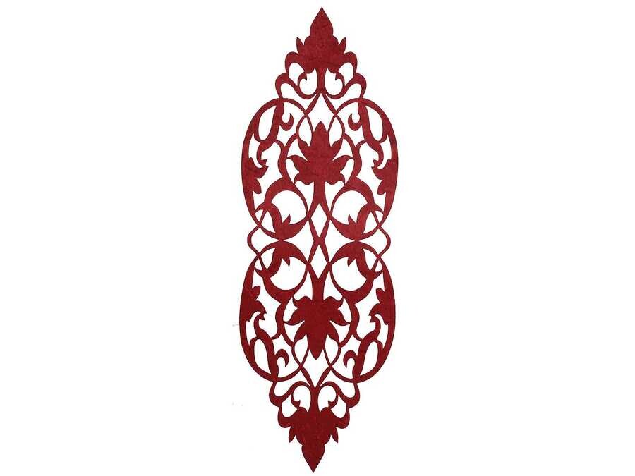 Dowry World - Zambak Lux Velvet Runner Maroon Dowry World - Zambak Lux Velvet Runner Maroon