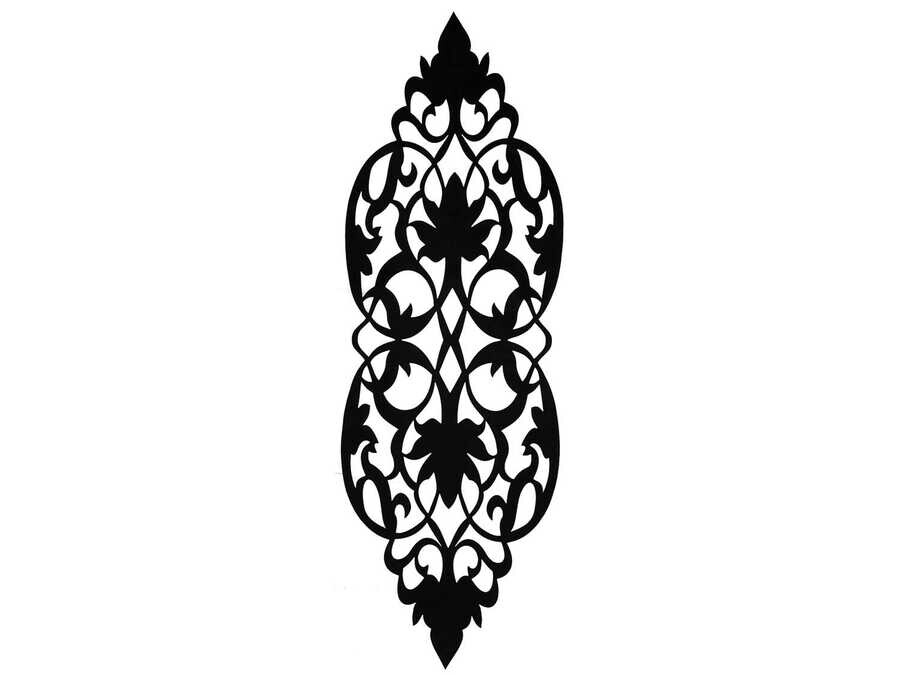 Dowry World - Zambak Lux Velvet Runner Black Dowry World - Zambak Lux Velvet Runner Black