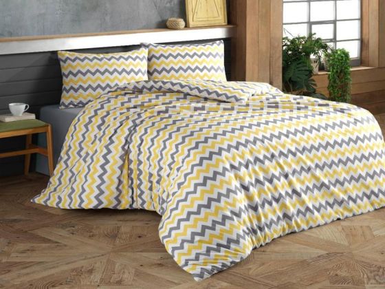 طقم كسوة لحاف مزدوج Zigzag